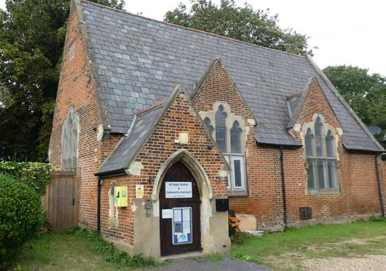 HTWNS Front view of the shelter